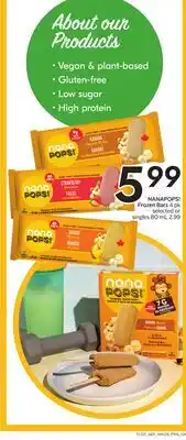 Sobeys Frozen Bars offer
