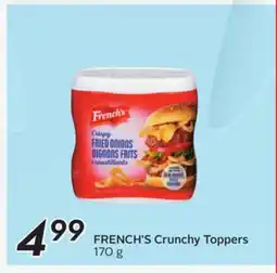 Sobeys FRENCH'S Crunchy Toppers offer