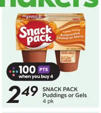 Sobeys Puddings or Gels offer
