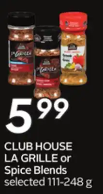 Sobeys LA GRILLE or Spice Blends offer