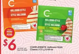 Sobeys COMPLIMENTS Halloumi-Style Cheese offer