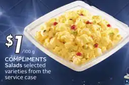 Sobeys COMPLIMENTS Salads offer