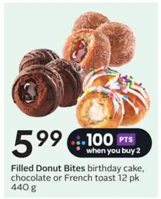 Sobeys Filled Donut Bites offer