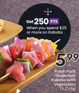 Sobeys Fresh Pork Tenderloin Kabobs with Vegetables offer