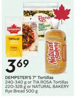 Sobeys 7 Tortillas offer