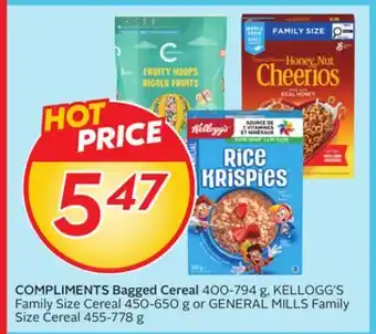 Sobeys COMPLIMENTS Bagged Cereal offer