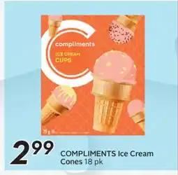 Sobeys COMPLIMENTS Ice Cream Cones offer