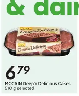 Sobeys Deep'n Delicious Cakes offer