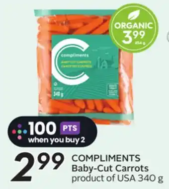 Sobeys COMPLIMENTS Baby-Cut Carrots offer