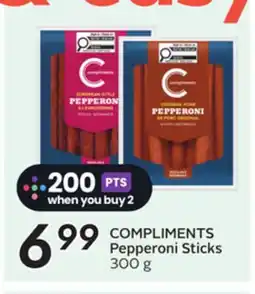 Sobeys COMPLIMENTS Pepperoni Sticks offer