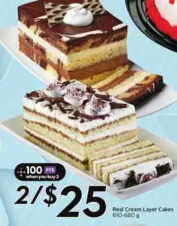 Sobeys Real Cream Layer Cakes offer