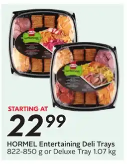 Sobeys Entertaining Deli Trays offer