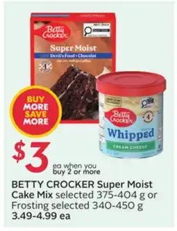 Sobeys Super Moist Cake Mix offer