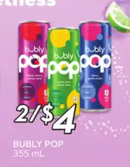 Sobeys BUBLY POP offer