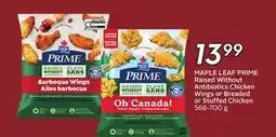 Sobeys Raised Without Antibiotics Chicken Wings or Breaded or Stuffed Chicken offer