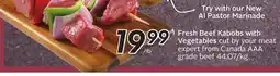 Sobeys Fresh Beef Kabobs with Vegetables offer