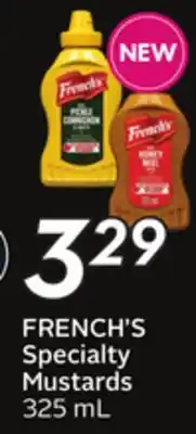 Sobeys Specialty Mustards offer