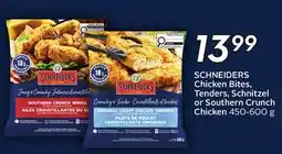 Sobeys SCHNEIDERS Chicken Bites, Tenders, Schnitzel or Southern Crunch Chicken offer
