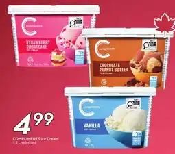 Sobeys COMPLIMENTS Ice Cream offer