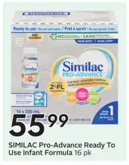 Sobeys Pro-Advance Ready To Use Infant Formula offer