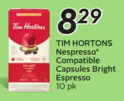 Sobeys Nespresso* Compatible Capsules Bright Espresso offer
