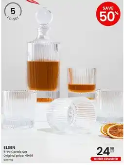 Stokes ELGIN 5-Pc Carafe Set offer