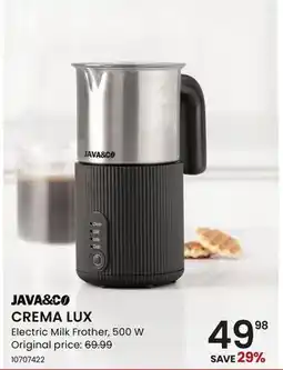 Stokes CREMA LUX Electric Milk Frother offer