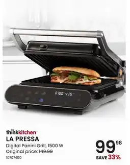Stokes LA PRESSA Digital Panini Grill offer