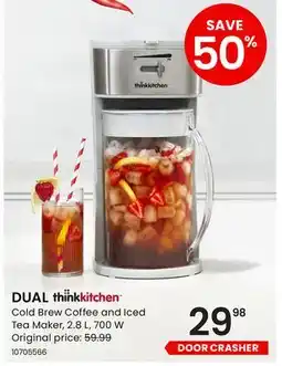 Stokes DUAL Cold Brew Coffee and Iced Tea Maker offer