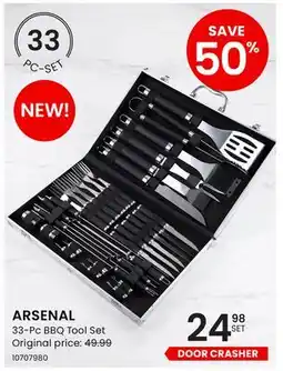 Stokes ARSENAL 33-Pc BBQ Tool Set offer