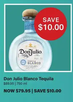 LCBO Don Julio Blanco Tequila offer