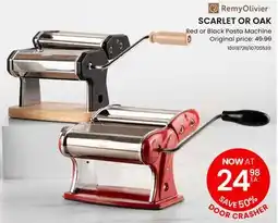 Stokes SCARLET OR OAK Red or Black Pasta Machine offer