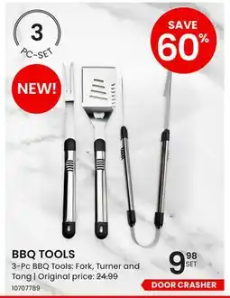 Stokes BBQ TOOLS 3-Pc BBQ Tools: Fork, Turner and Tong offer