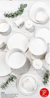 Stokes LEDGE New Bone China Dinnerware Collection offer