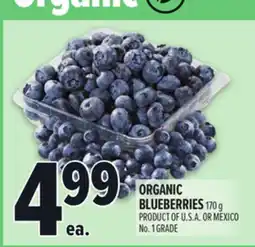 Metro ORGANIC BLUEBERRIES offer