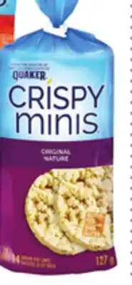 Metro QUAKER CRISPY MINIS OR RICE CAKES offer