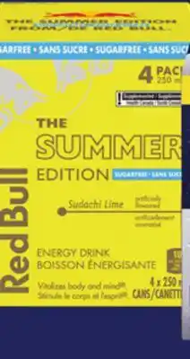 Metro RED BULL ENERGY DRINKS offer