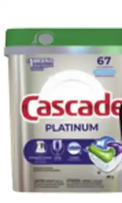 Metro TIDE OR GAIN DETERGENT, DOWNY SOFTENERS, CASCADE, CHARMIN OR BOUNTY offer