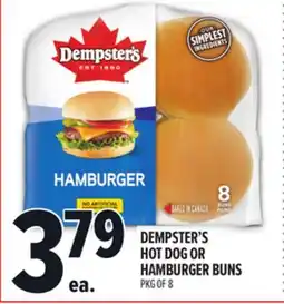 Metro DEMPSTER'S HOT DOG OR HAMBURGER BUNS offer