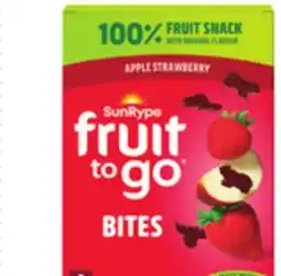 Metro SUNRYPE FRUIT BARS OR BITES offer