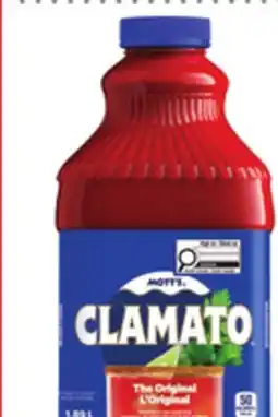 Metro MOTT'S CLAMATO offer