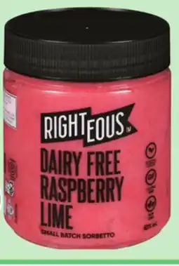 Metro RIGHTEOUS FROZEN DESSERT offer