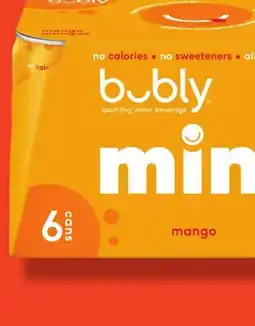 Metro BUBLY SPARKLING WATER MINI offer