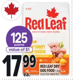 Metro RED LEAF DRY DOG FOOD offer