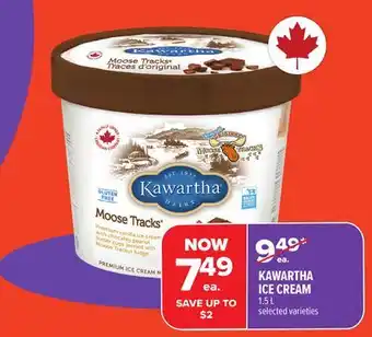 Metro KAWARTHA ICE CREAM offer