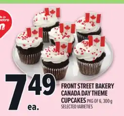 Metro FRONT STREET BAKERY CANADA DAY THEME CUPCAKES offer