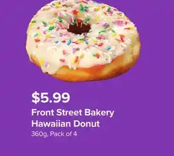 Metro FRONT STREET BAKERY HAWAIIAN DONUT offer