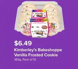 Metro KIMBERLEY'S BAKESHOPPE VANILLA FROSTED COOKIE offer