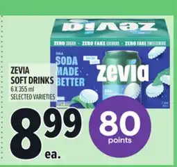 Metro ZEVIA SOFT DRINKS offer