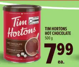 Metro TIM HORTONS HOT CHOCOLATE offer